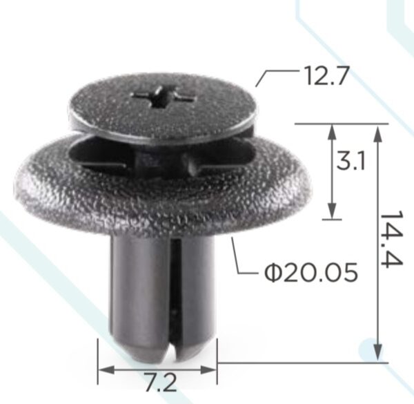 REAR PANEL CLIP - C0063